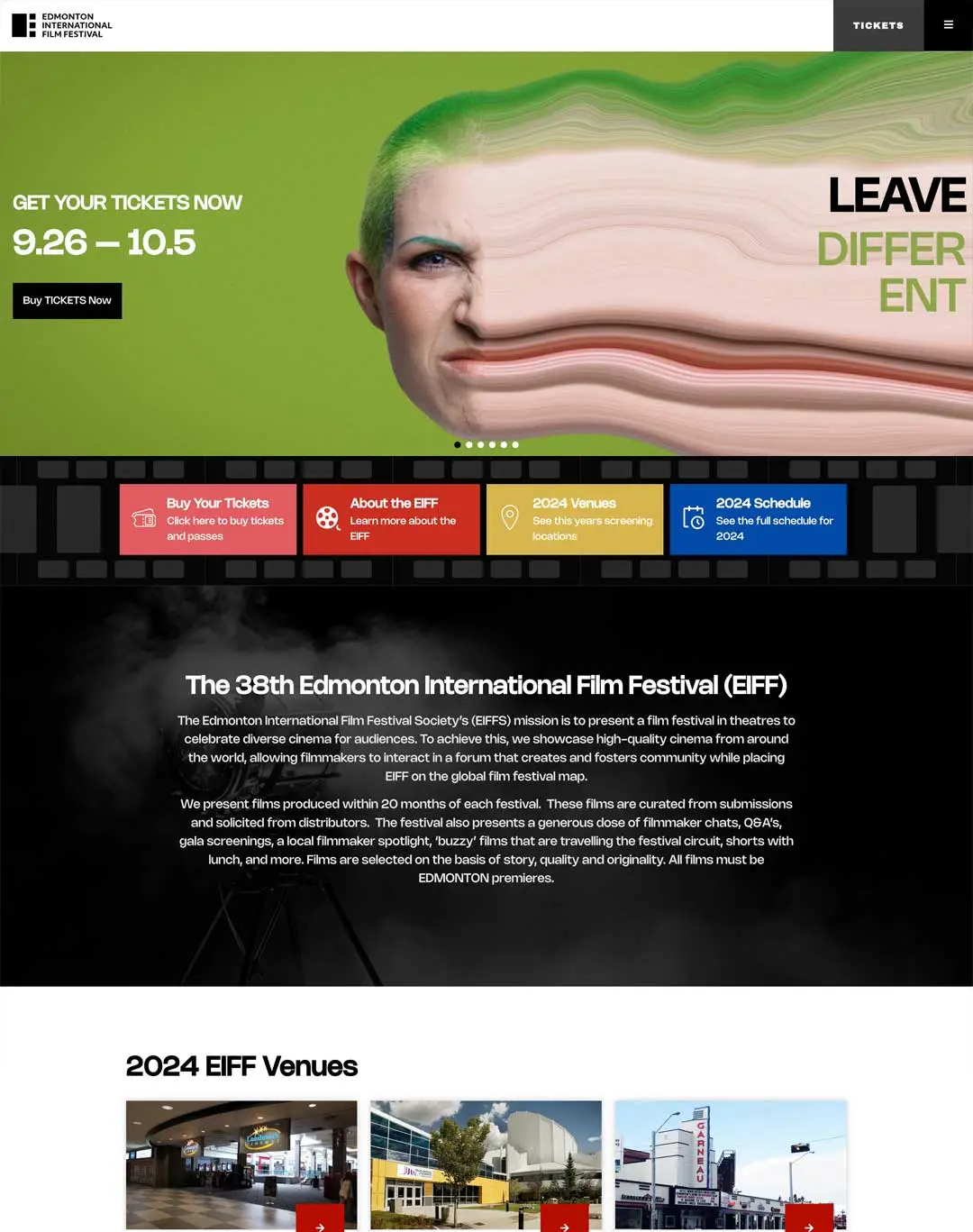Edmonton International Film Festival website